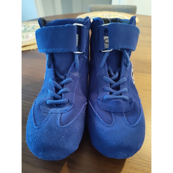 G-Force Racing Gear Blue Suede Driving Shoes SFI 3.3/5 Spec 6.5 Mens 8.5 Womens main image 10